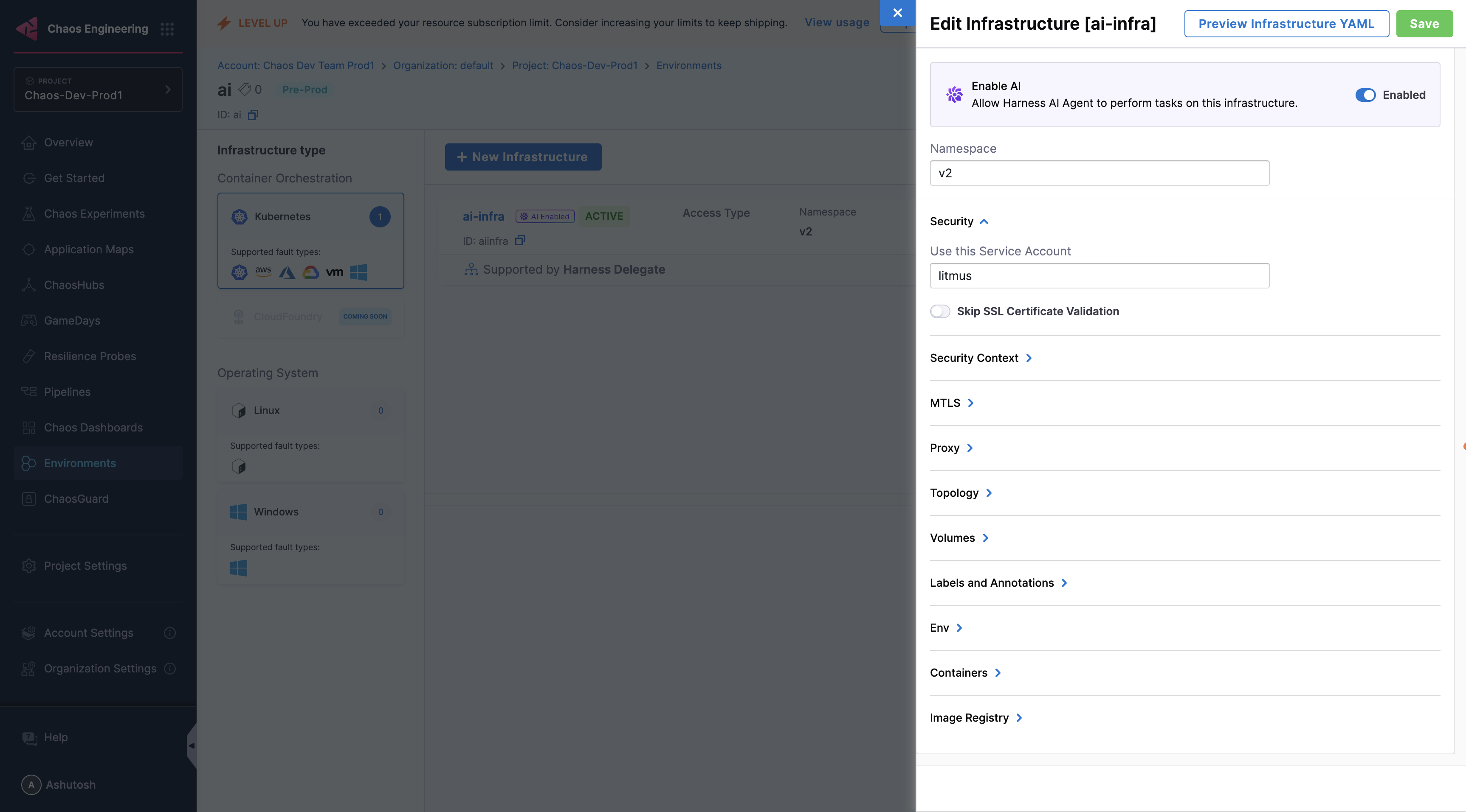 Enable AI in Infrastructure